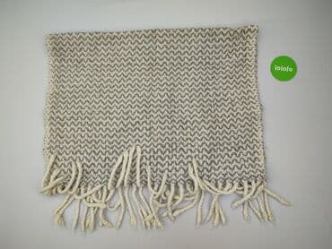 kapcie na szeroką stopę dziecka: Wełniany szalik/komin z frędzlami - Materiał: gruba, ciepła dzianina — 3