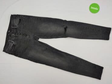 czarne spodnie z dziurami sinsay: Sinsay, Jeans for women, size S — 2