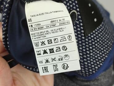 ubrania z jedwabiu naturalnego: Sisley, Marynarka dla mężczyzn, rozmiar XL — 6