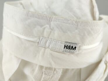 spodnie z szerokimi nogawkami h m: H&M, Material trousers for women, size XL — 5