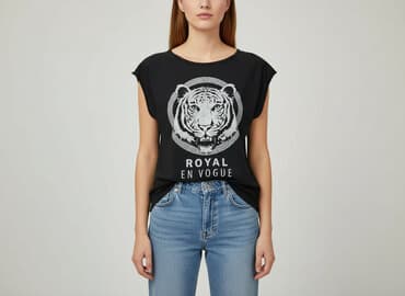 t shirty czarne damskie: FB Sister, T-shirt damski, rozmiar S — 6