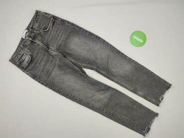 jeansy z asymetrycznym zapieciem: Jeansy damskie, rozmiar M — 2