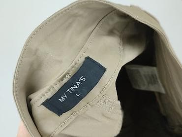 botki pull and bear: Material trousers for women, size L — 5