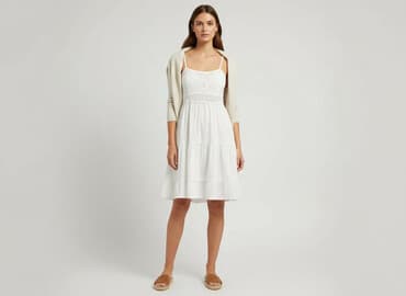 sukienka koronkowa biała boho: Esmara, Sukienka damska, rozmiar M — 6