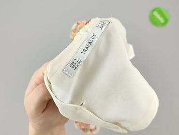 biale sandaly na platformie: Zara, Bluzka damska, rozmiar L — 4