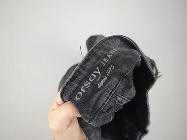czarne jeansy pull: Orsay, Jeansy damskie, rozmiar M — 4