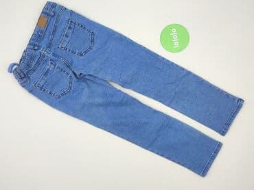 tank top allegro: Spodnie jeansowe, Sinsay, 9 lat, 128/134, stan - Idealny — 3