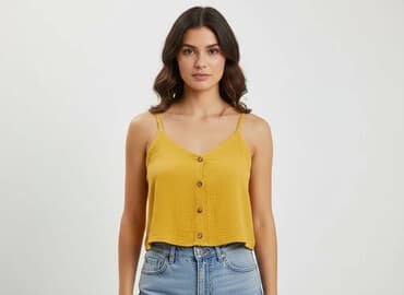 mohito top z piórami: Top damski, rozmiar L — 6