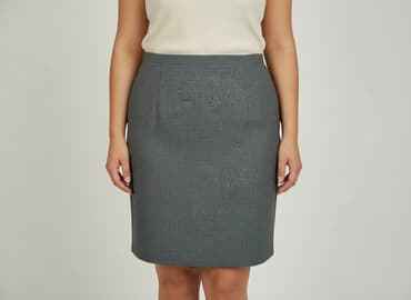 plisowane spódnice szara: Spódnica damska, rozmiar 3XL — 5