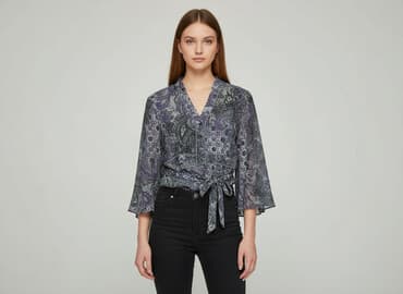 długa bluzka na wierzch krzyżówka: One Touch, Women's blouse, size S — 1