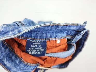 spodnie jeansowe z cyrkoniami: Jeansy dla mężczyzn, M — 5