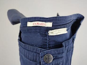 brązowe cargo: Camaïeu, Spodnie 3/4 damskie, rozmiar L — 4