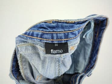 damskie jeansy dzwony: Flame, Jeansy damskie, rozmiar XS — 4