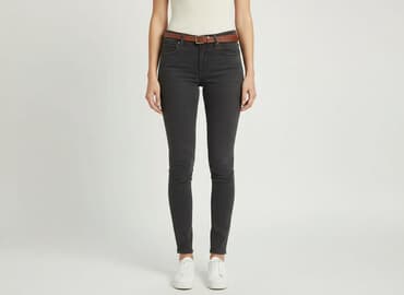 oleksy trampki czarne: ONLY, Jeansy damskie, rozmiar S — 7