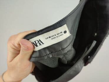 spodnie skórzane massimo dutti: Zara, Spodnie materiałowe damskie, rozmiar S — 5