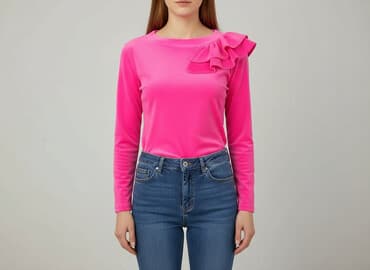 bluzki damskie różowe: Bluzka damska, rozmiar M — 7