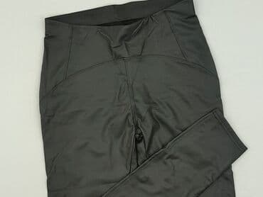 legginsy ocieplane polarem: Legginsy Ze skóry ekologicznej damskie, rozmiar XL — 1