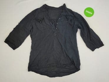 czarne bluzki rekaw 3 4: Bluzka damska, rozmiar XL — 2