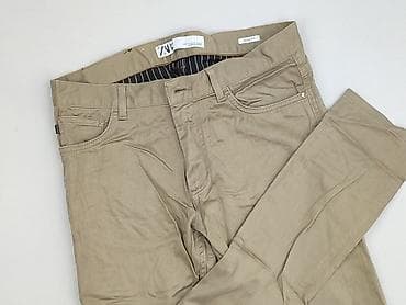 jeansy straight pull and bear: Zara, Spodnie materiałowe damskie, rozmiar M — 1