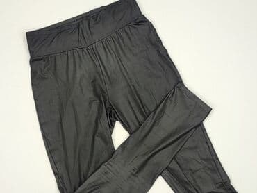 woskowane legginsy z wysokim stanem: Sinsay, Legginsy Eleganckie damskie, rozmiar XS — 1