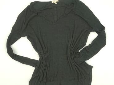 czarne obcisła bluzki z długim rękawem: Bordeaux, Women's blouse, size M (EU 38) — 1