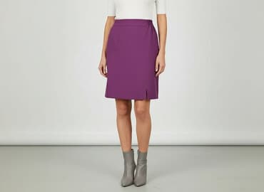 czerwone spódnice midi: Spódnica damska, rozmiar S — 5