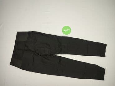 legginsy damskie plus size: Material trousers for women, size L (EU 40) — 3