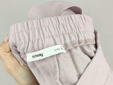 hello kitty spodnie czarne: Sinsay, Spodnie materiałowe damskie, L — 5