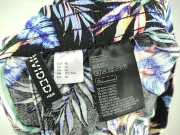 cekinowe spodnie h m: H&M, Spodnie materiałowe damskie, rozmiar L — 4