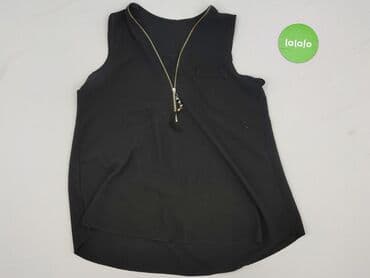 czarne bluzki dekolt v: Bluzka damska, rozmiar M — 2