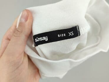 koszula z bufiastymi rękawami sinsay: Sinsay, Bluzka damska, rozmiar XS — 4