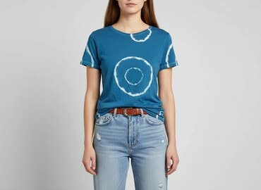 tie diy t shirty: H&M Basic, T-shirt damski, rozmiar M — 1