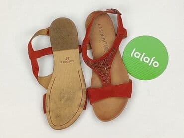 lasocki sandaly biale: Sandały damskie, rozmiar 37 — 3