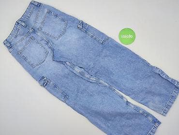 spodnie dziury: H&M Divided, Spodnie cargo damskie, rozmiar 2XS — 3