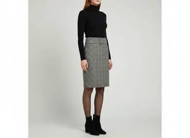 spódnice w kratę dopasowana: Spódnica damska, rozmiar S — 1