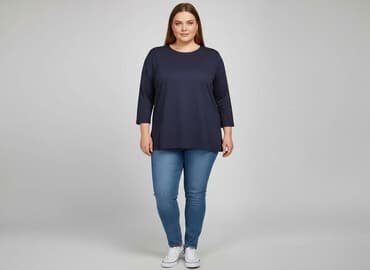 marynarki plus size damskie: Bluzka damska, rozmiar 5XL — 5