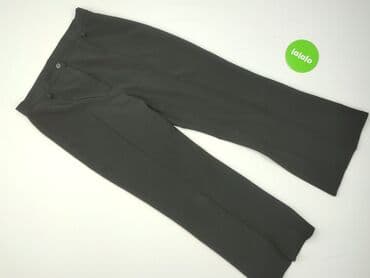 spodnie woskowane czarne: Material trousers, 15 years, 170, condition - Very good — 2