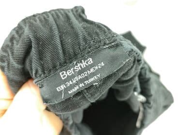 jeansy jogger damskie: Bershka, Jeansy damskie, rozmiar XS — 4