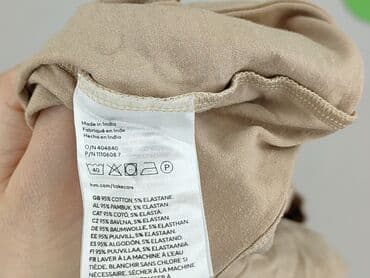 obcisła bluzki z dekoltem: H&M, T-shirt damski, rozmiar M — 5