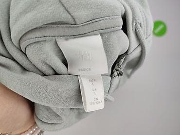 hm bluza niebieska: H&M Basic, Bluza z kapturem damska, rozmiar L — 4