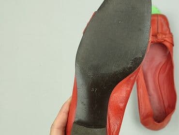 skórzane buty do przedszkola: Balerinki damskie, rozmiar 37 — 4