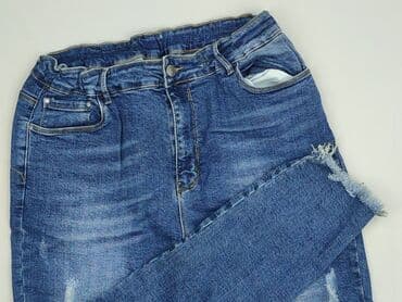 spodnie jeansy z wysokim stanem: Jeansy damskie, rozmiar M — 1