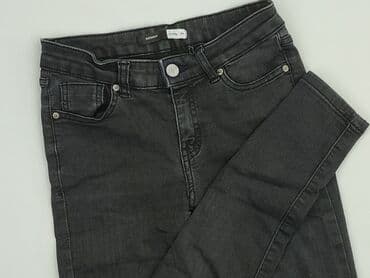 czarne spodnie z dziurami sinsay: Jeans for women, size XS — 2