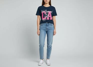 new yorker los angeles t shirt: Hollywood, T-shirt damski, rozmiar L — 1