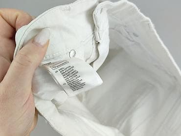 monki jeansy: H&M, Szorty damskie, rozmiar L — 5