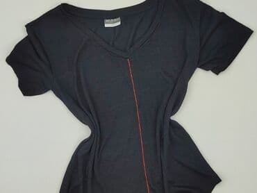 czarne t shirty damskie w serek: Beloved, T-shirt damski, rozmiar S — 1