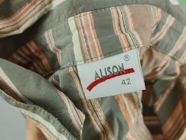 koszulka z długim rękawem w paski: Bluzka damska, rozmiar XL — 4