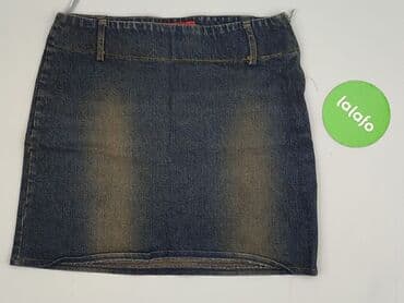 spódniczka dżinsowe z wysokim stanem: Spódnica damska, rozmiar L — 2