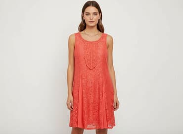 piękne czerwone sukienki na wesele: Sukienka damska, rozmiar M — 6