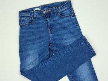 dresy next: Spodnie jeansowe, Next, 13 lat, 158, stan - Bardzo dobry — 1